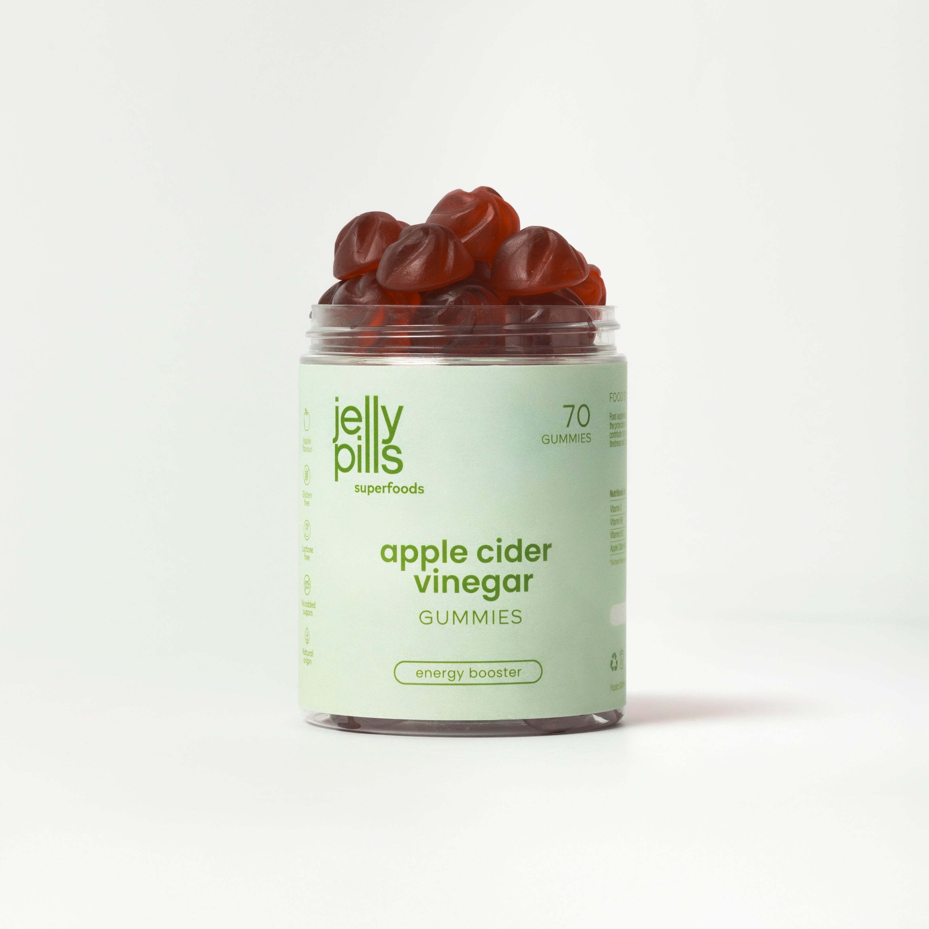gominolas de vinagre de sidra de manzana