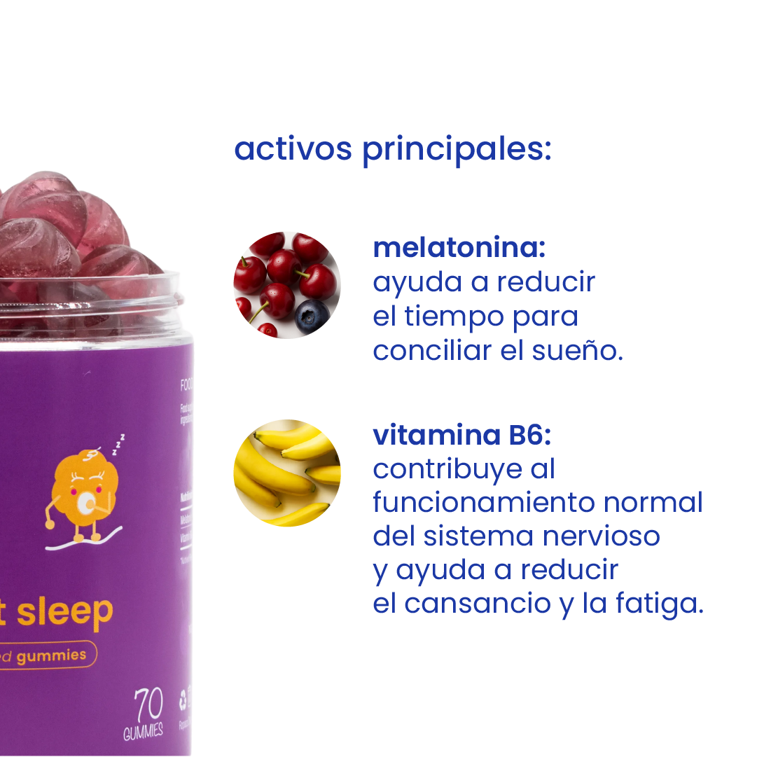Activos principales gominolas descanso infantil